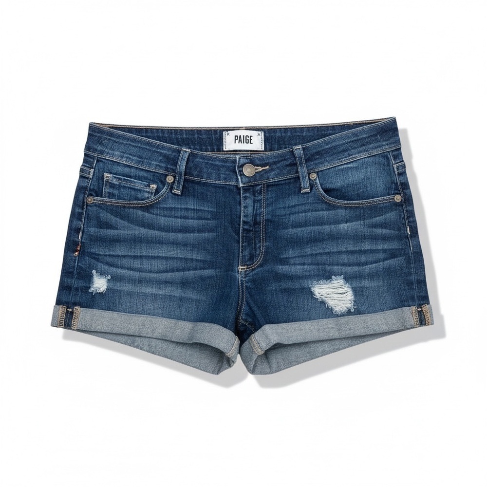 Paige Jimmy Jimmy Denim Jean Cut Off Shorts size 27